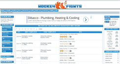Desktop Screenshot of hockey-fights.com